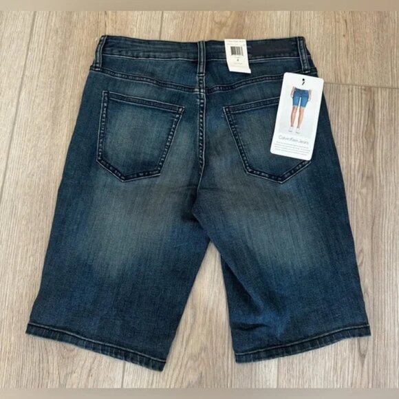 Calvin Klein Denim Bermuda Shorts - Picture 1 of 5